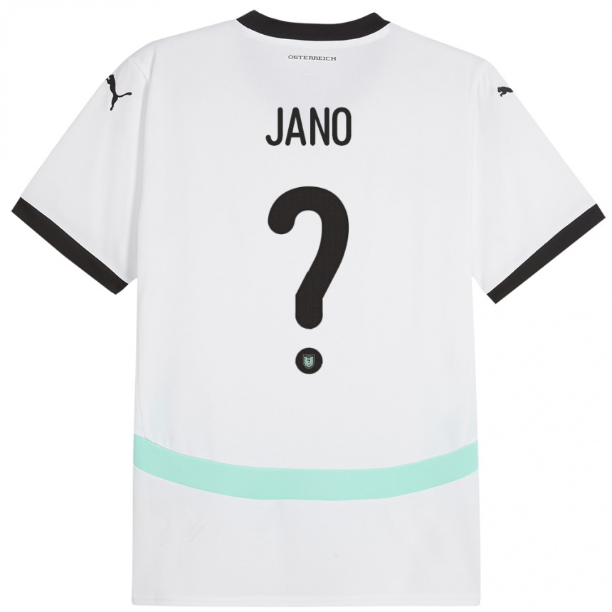 Niño Fútbol Camiseta Austria Zeteny Jano #0 Blanco 2ª Equipación 24-26 Argentina