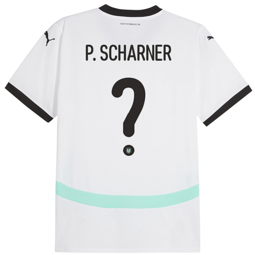 Niño Fútbol Camiseta Austria Paul Scharner #0 Blanco 2ª Equipación 24-26 Argentina