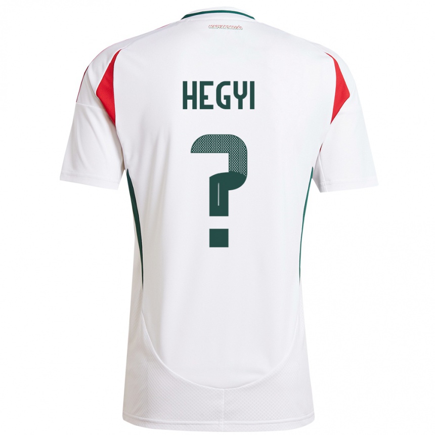 Niño Fútbol Camiseta Hungría Krisztián Hegyi #0 Blanco 2ª Equipación 24-26 Argentina