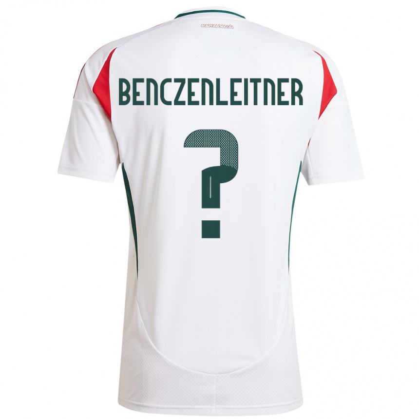 Niño Fútbol Camiseta Hungría Barna Benczenleitner #0 Blanco 2ª Equipación 24-26 Argentina