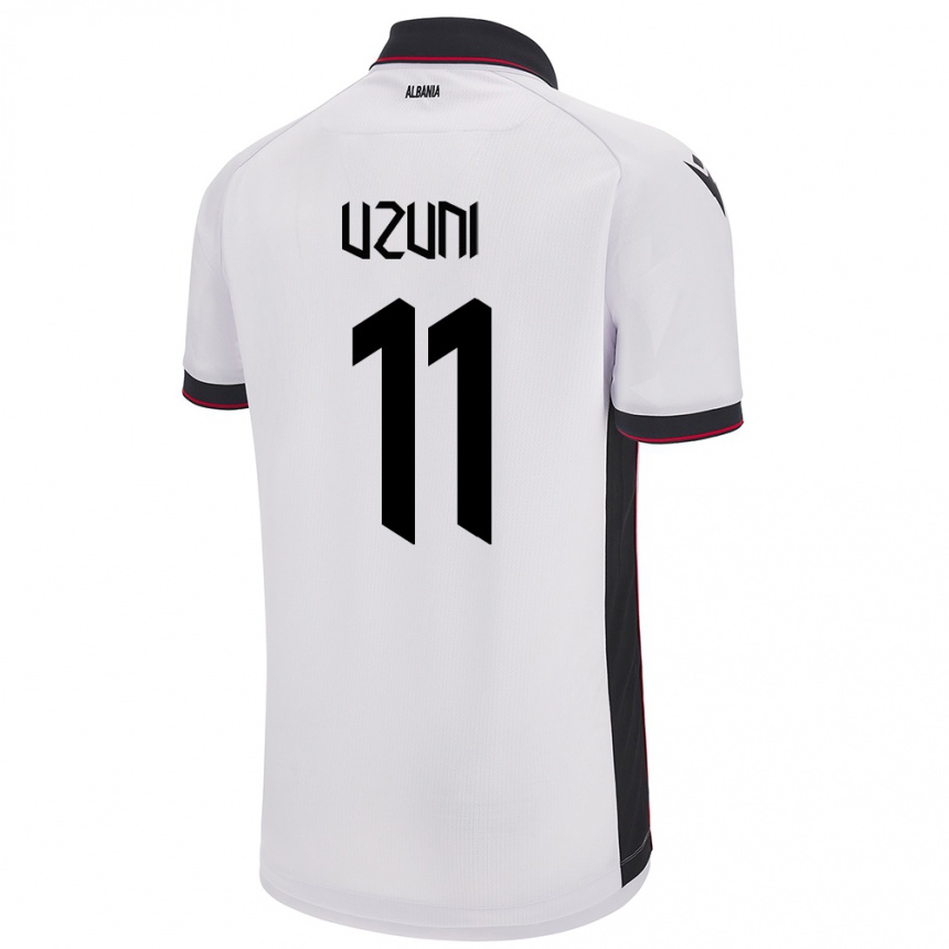 Niño Fútbol Camiseta Albania Myrto Uzuni #11 Blanco 2ª Equipación 24-26 Argentina