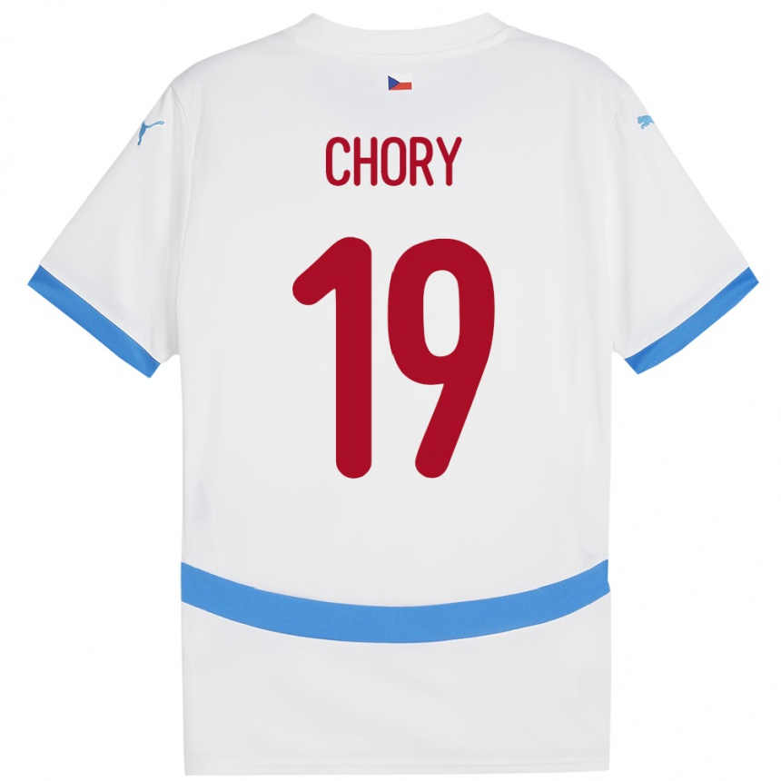 Niño Fútbol Camiseta Chequia Tomas Chory #19 Blanco 2ª Equipación 24-26 Argentina