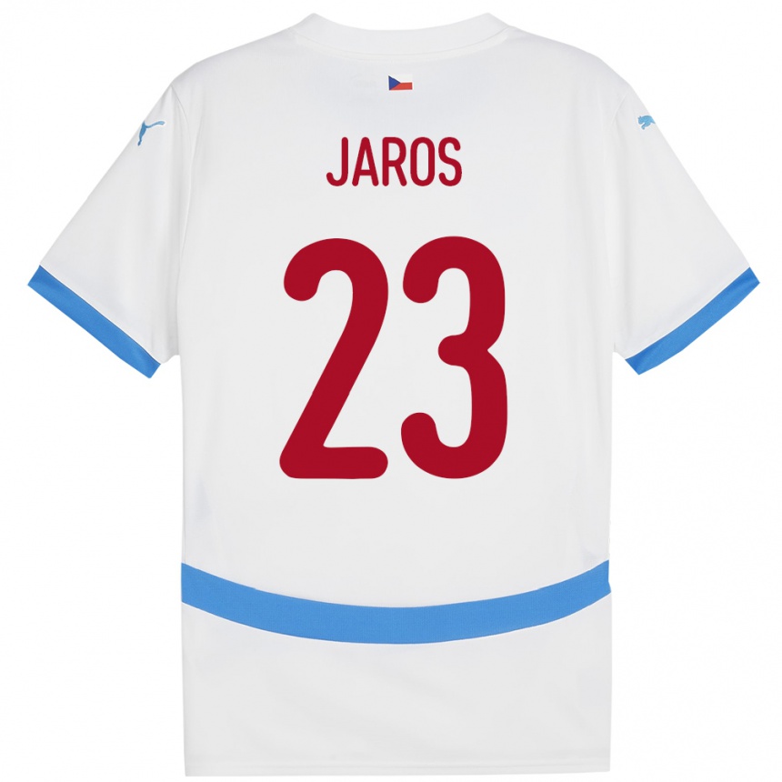 Niño Fútbol Camiseta Chequia Vitezslav Jaros #23 Blanco 2ª Equipación 24-26 Argentina