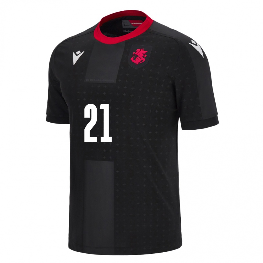 Niño Fútbol Camiseta Georgia Karse #21 Negro 2ª Equipación 24-26 Argentina