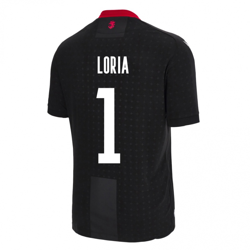 Niño Fútbol Camiseta Georgia Giorgi Loria #1 Negro 2ª Equipación 24-26 Argentina