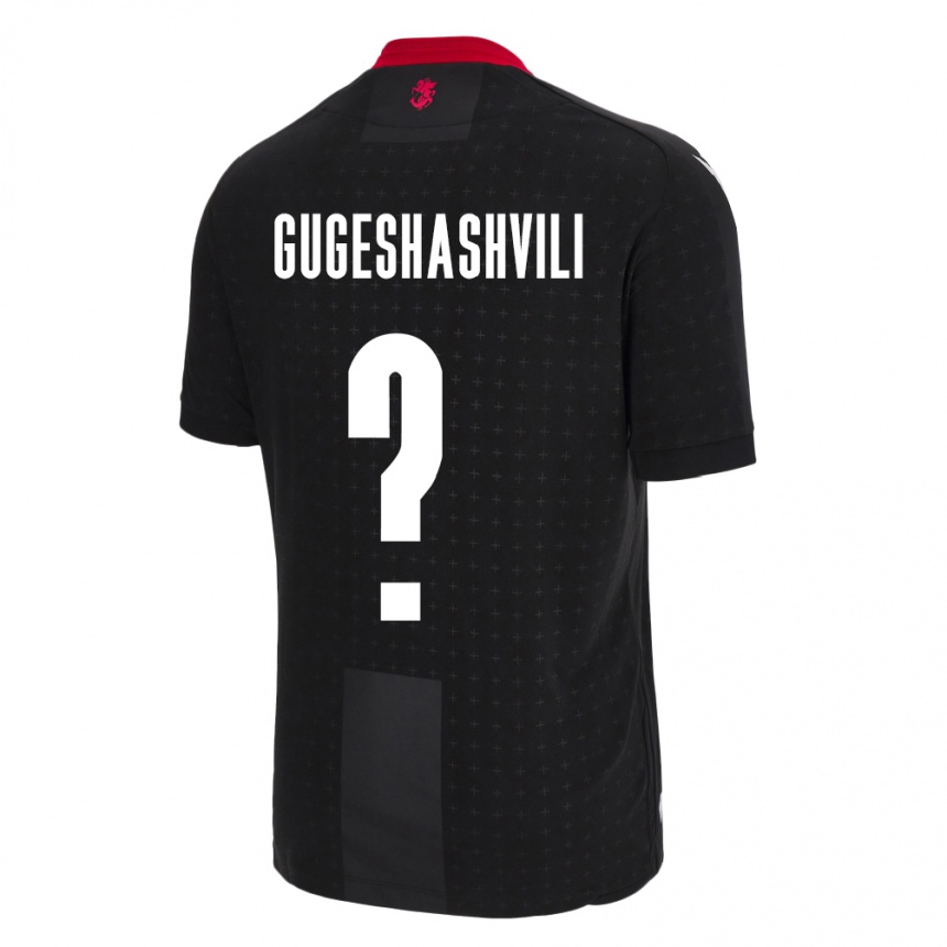 Niño Fútbol Camiseta Georgia Zaza Gugeshashvili #0 Negro 2ª Equipación 24-26 Argentina