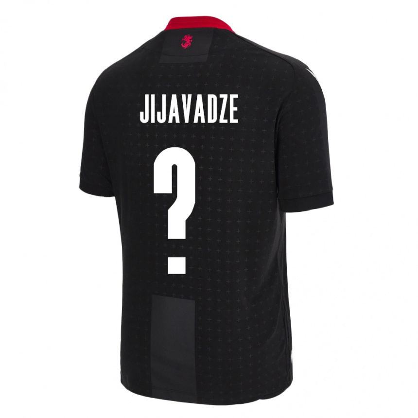 Niño Fútbol Camiseta Georgia Erekle Jijavadze #0 Negro 2ª Equipación 24-26 Argentina