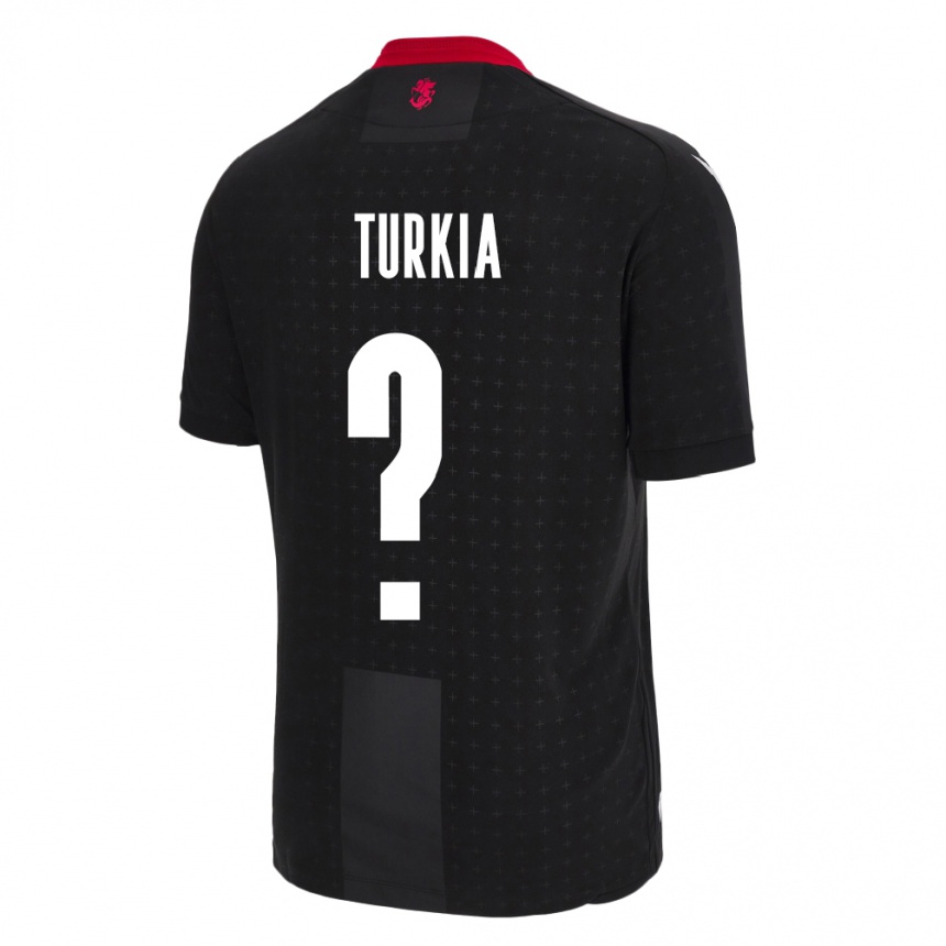 Niño Fútbol Camiseta Georgia Aleksandre Turkia #0 Negro 2ª Equipación 24-26 Argentina