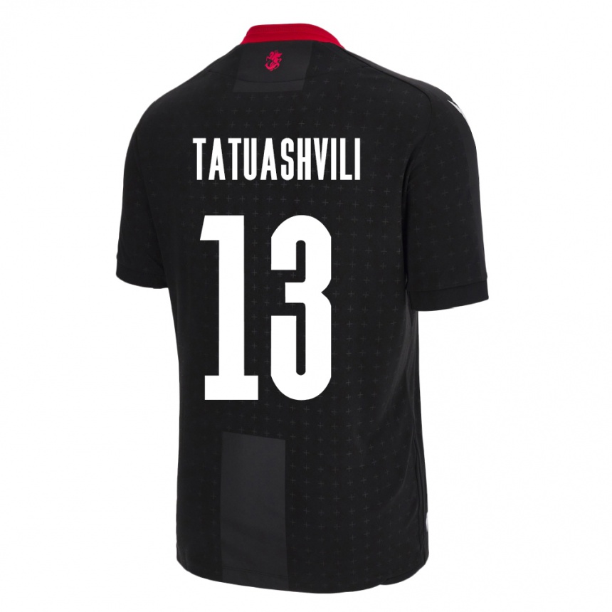 Niño Fútbol Camiseta Georgia Tamar Tatuashvili #13 Negro 2ª Equipación 24-26 Argentina