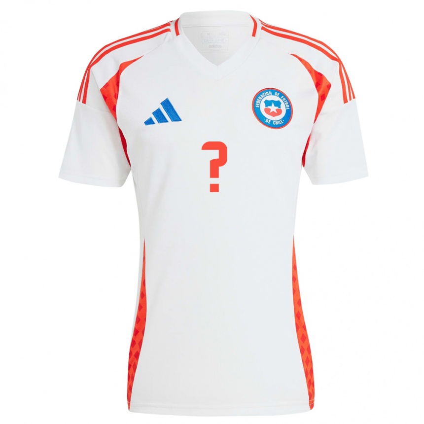 Niño Fútbol Camiseta Chile Joaquín Meneses #0 Blanco 2ª Equipación 24-26 Argentina