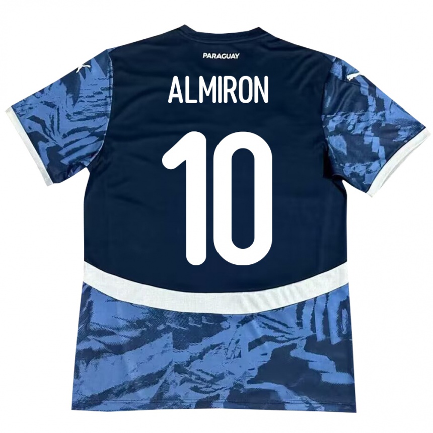 Niño Fútbol Camiseta Paraguay Miguel Almirón #10 Azul 2ª Equipación 24-26 Argentina