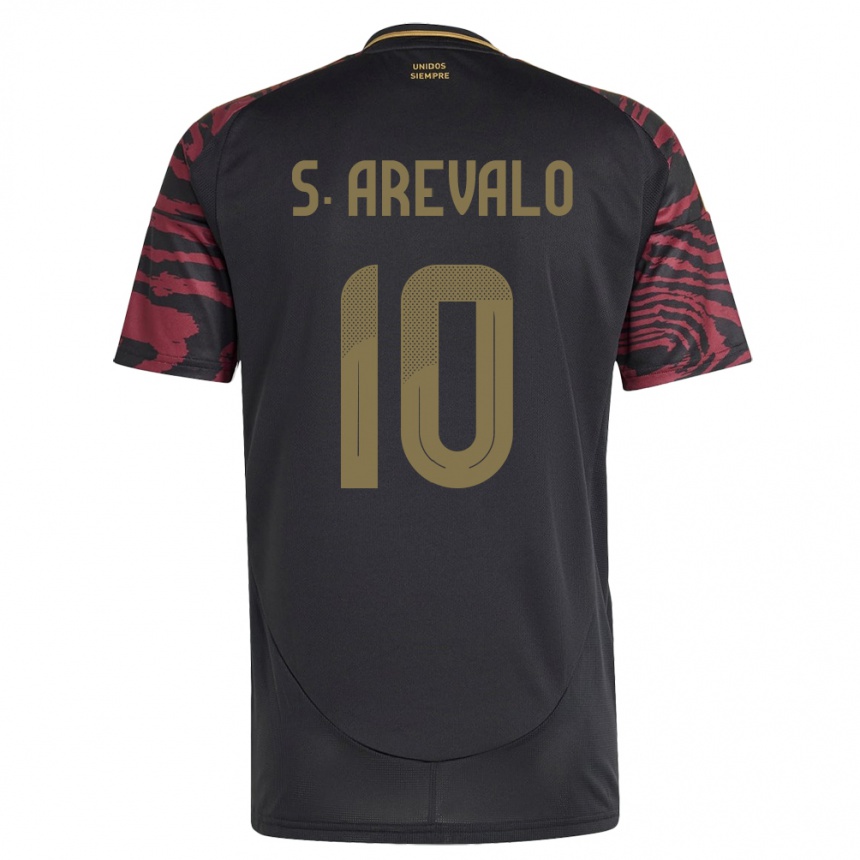 Niño Fútbol Camiseta Perú Sandra Arévalo #10 Negro 2ª Equipación 24-26 Argentina