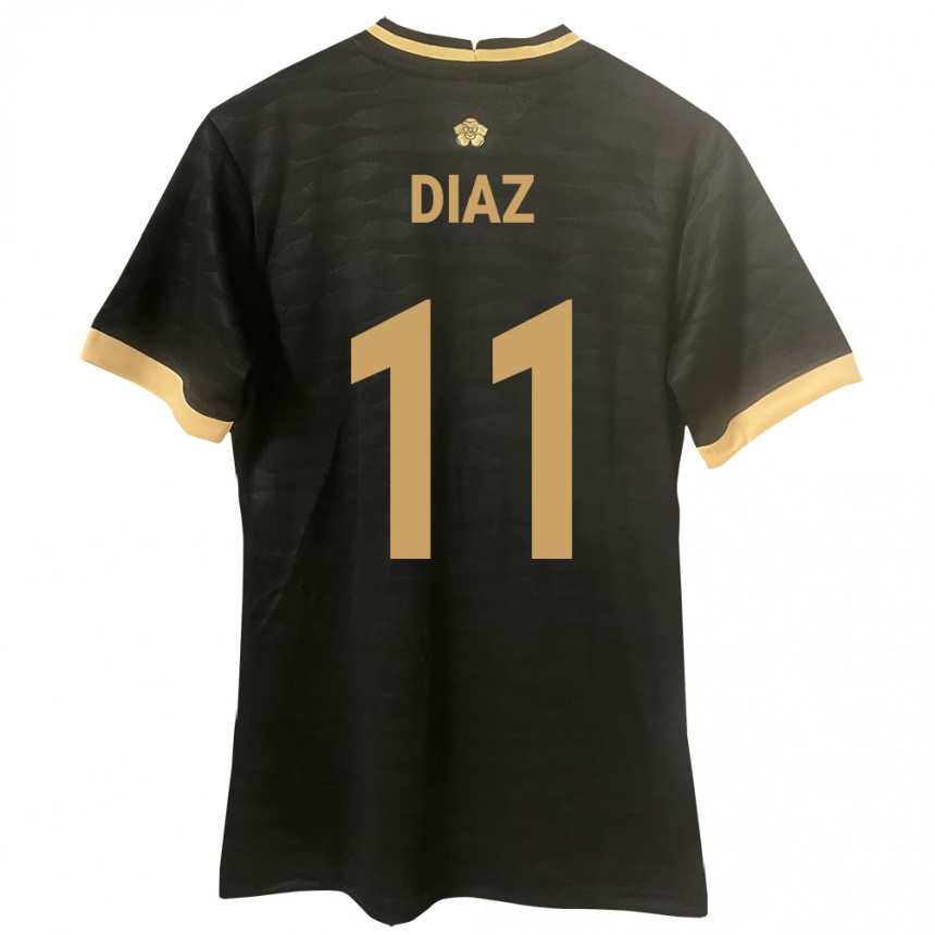 Niño Fútbol Camiseta Panamá Ismael Díaz #11 Negro 2ª Equipación 24-26 Argentina