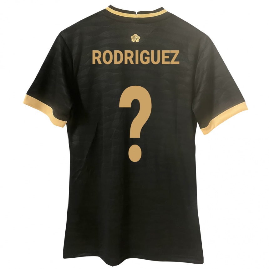 Niño Fútbol Camiseta Panamá Julio Rodríguez #0 Negro 2ª Equipación 24-26 Argentina