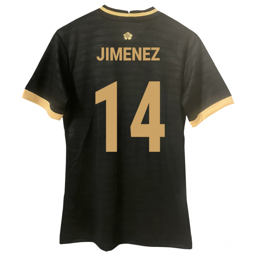 Niño Fútbol Camiseta Panamá Juan Jiménez #14 Negro 2ª Equipación 24-26 Argentina