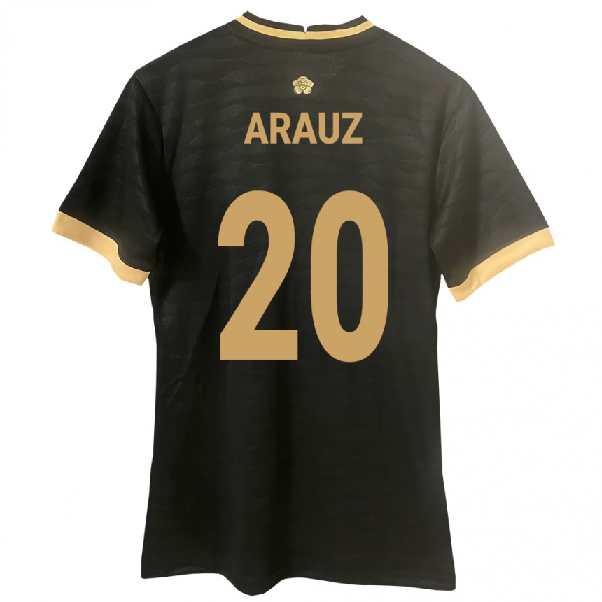 Niño Fútbol Camiseta Panamá Yulieth Araúz #20 Negro 2ª Equipación 24-26 Argentina