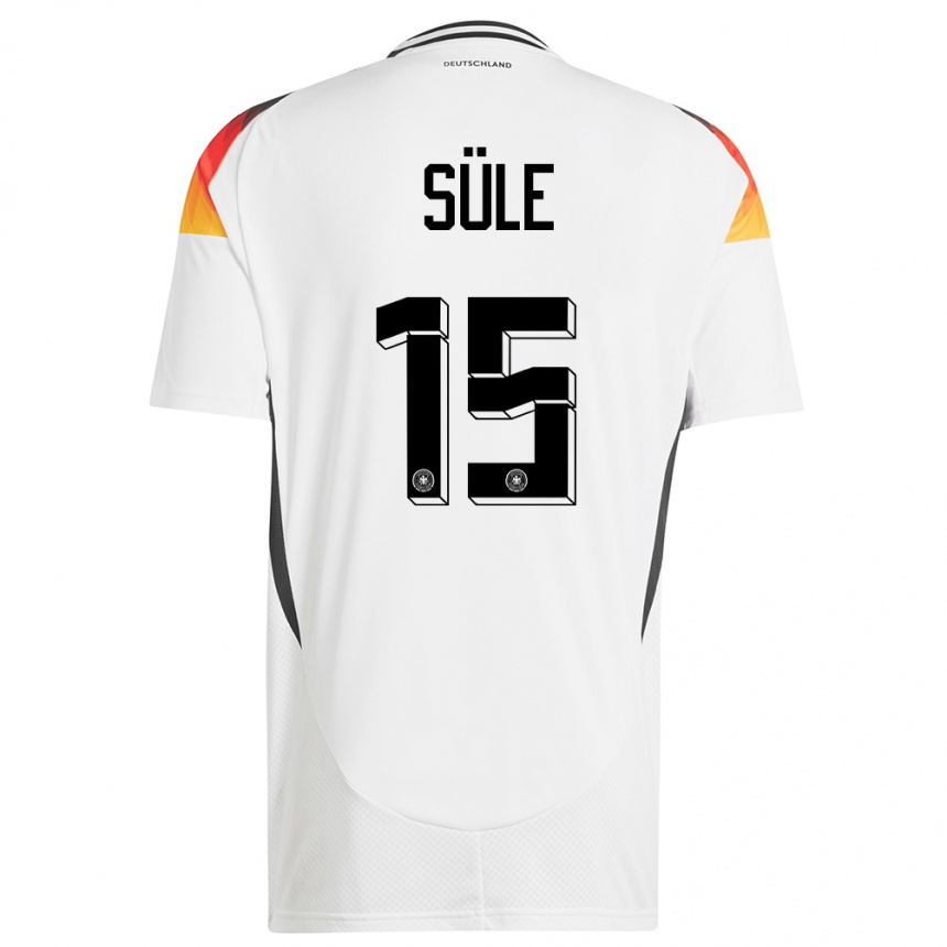 Hombre Fútbol Camiseta Alemania Niklas Sule #15 Blanco 1ª Equipación 24-26 Argentina