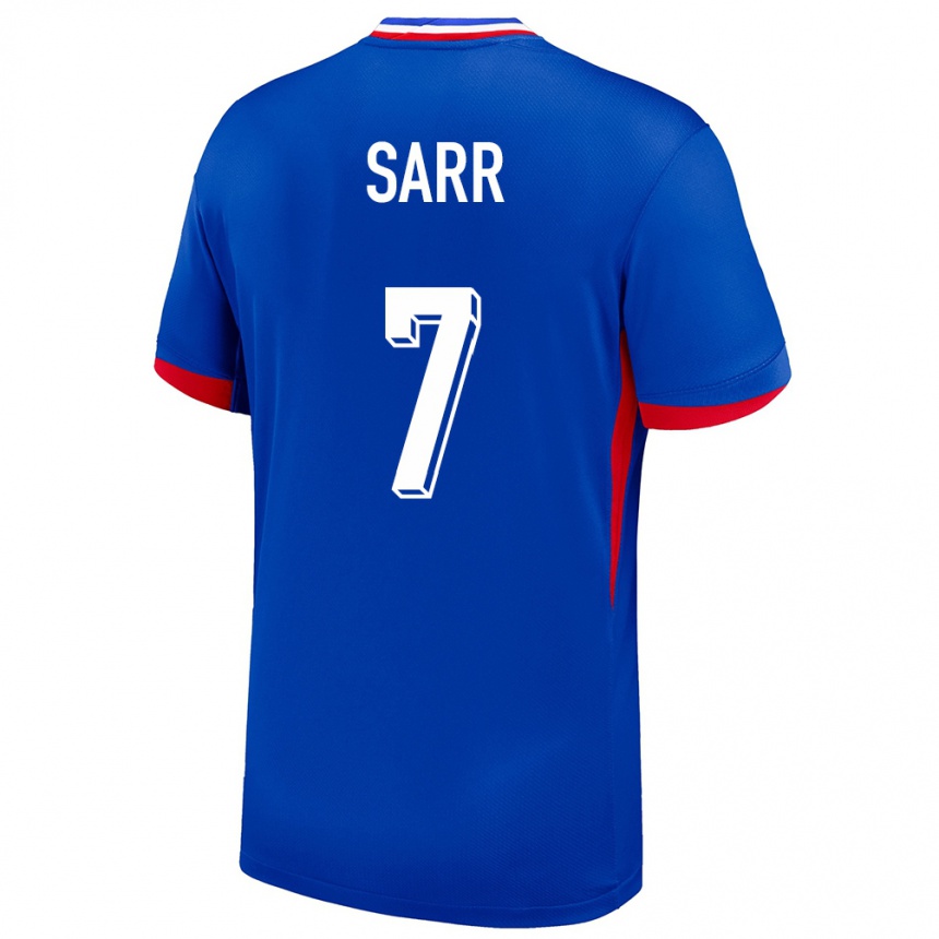 Hombre Fútbol Camiseta Francia Ouleymata Sarr #7 Azul 1ª Equipación 24-26 Argentina