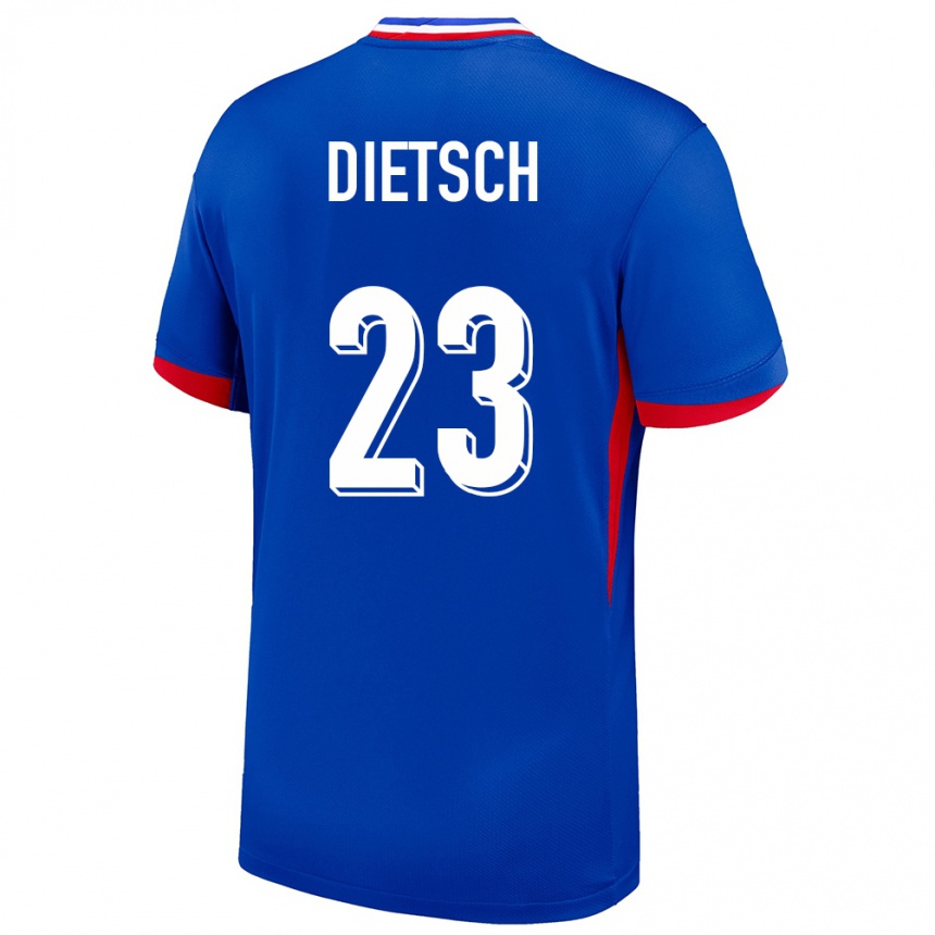 Hombre Fútbol Camiseta Francia Guillaume Dietsch #23 Azul 1ª Equipación 24-26 Argentina