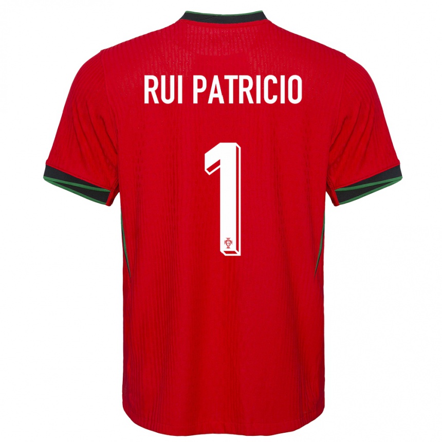 Hombre Fútbol Camiseta Portugal Rui Patricio #1 Rojo 1ª Equipación 24-26 Argentina