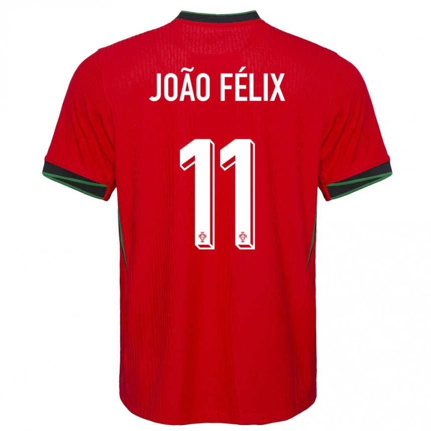 Hombre Fútbol Camiseta Portugal Joao Felix #11 Rojo 1ª Equipación 24-26 Argentina