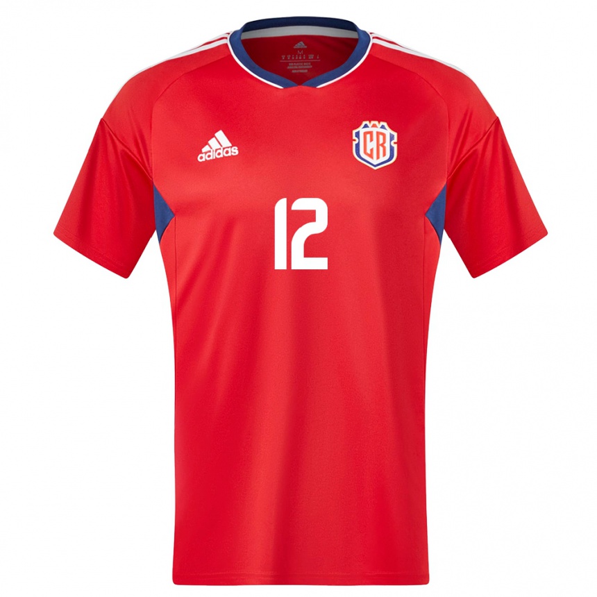 Hombre Fútbol Camiseta Costa Rica Shawn Johnson #12 Rojo 1ª Equipación 24-26 Argentina