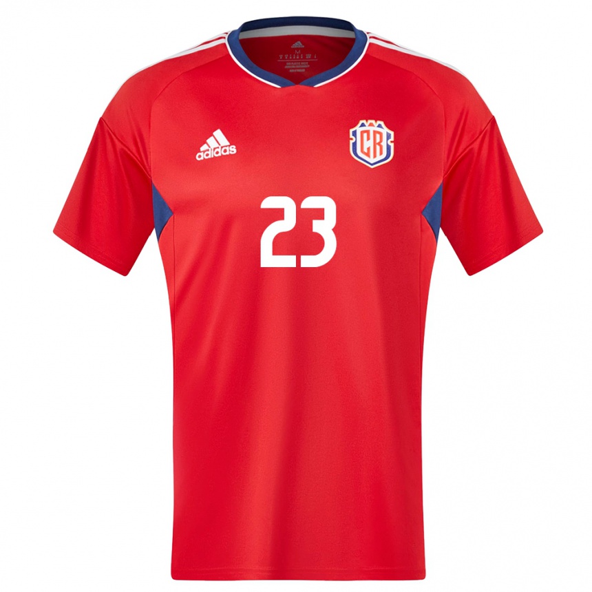 Hombre Fútbol Camiseta Costa Rica Daniela Solera #23 Rojo 1ª Equipación 24-26 Argentina