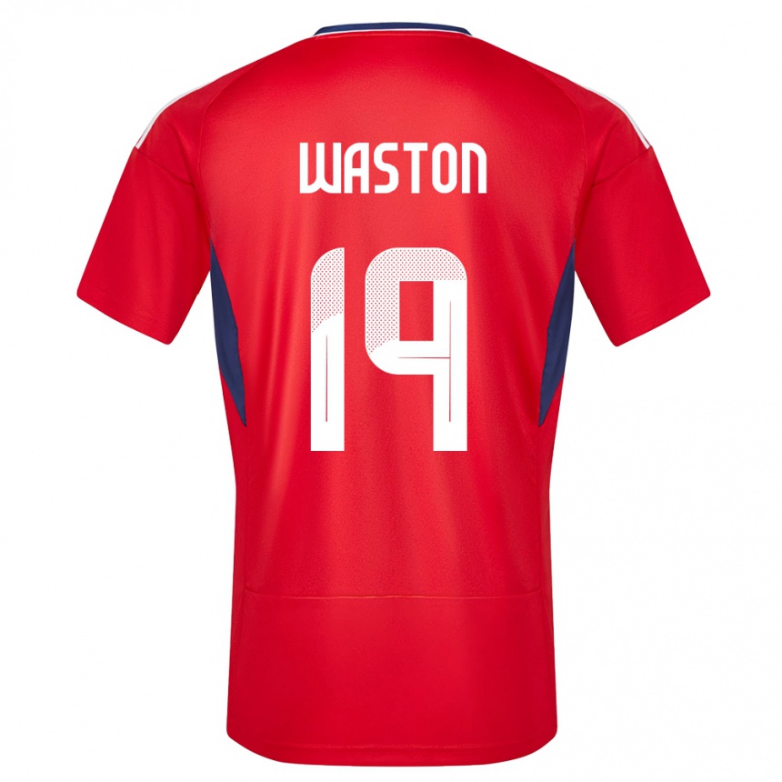 Hombre Fútbol Camiseta Costa Rica Kendall Waston #19 Rojo 1ª Equipación 24-26 Argentina