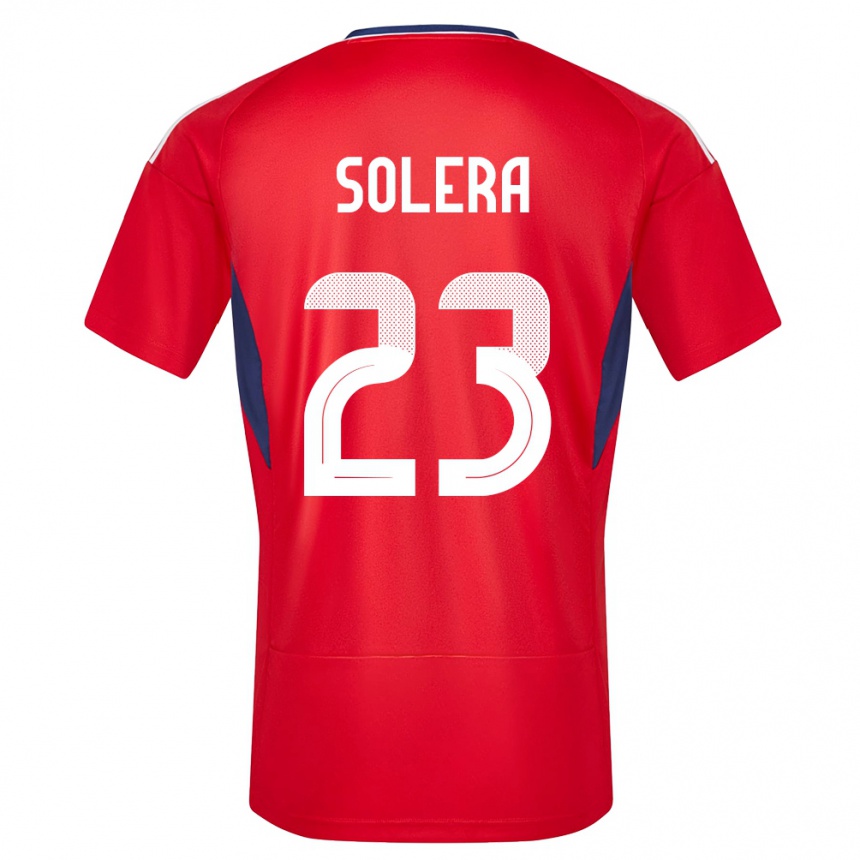 Hombre Fútbol Camiseta Costa Rica Daniela Solera #23 Rojo 1ª Equipación 24-26 Argentina