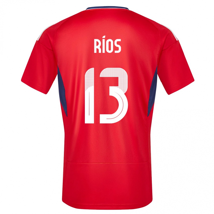 Hombre Fútbol Camiseta Costa Rica Keral Rios #13 Rojo 1ª Equipación 24-26 Argentina