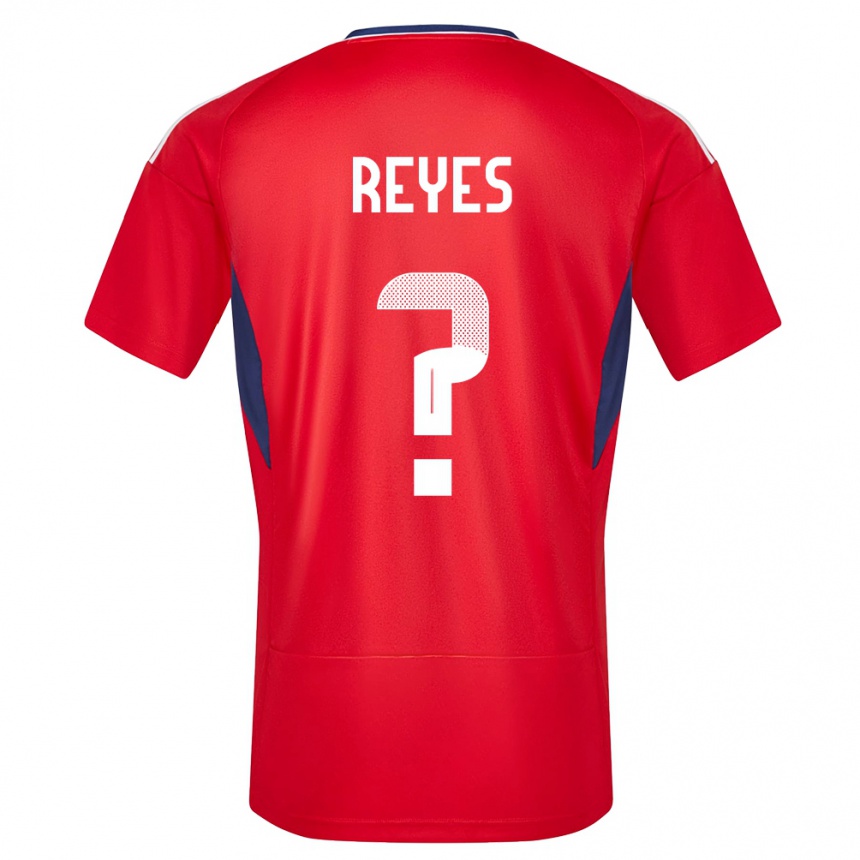 Hombre Fútbol Camiseta Costa Rica Kenan Reyes #0 Rojo 1ª Equipación 24-26 Argentina