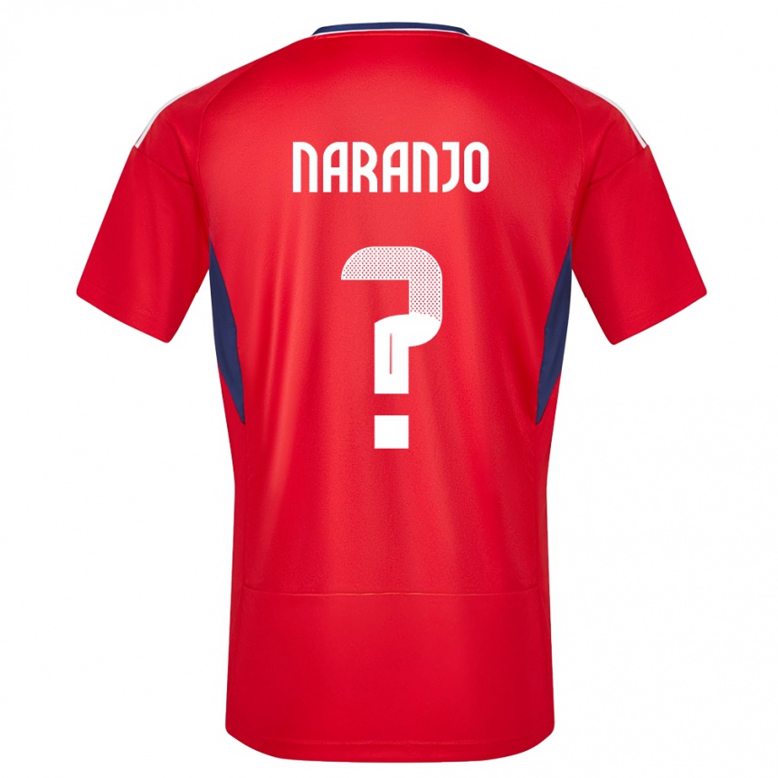 Hombre Fútbol Camiseta Costa Rica Andry Naranjo #0 Rojo 1ª Equipación 24-26 Argentina