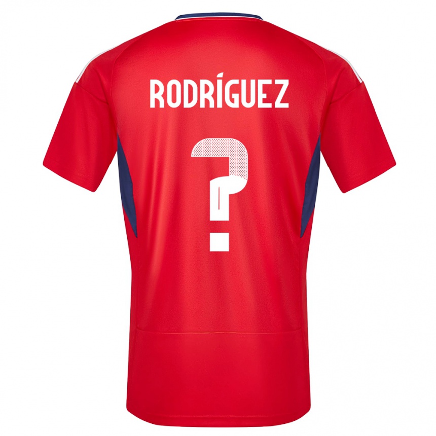 Hombre Fútbol Camiseta Costa Rica Bradley Rodriguez #0 Rojo 1ª Equipación 24-26 Argentina