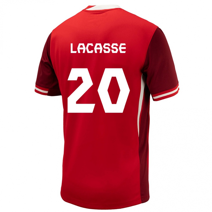 Hombre Fútbol Camiseta Canadá Cloe Lacasse #20 Rojo 1ª Equipación 24-26 Argentina