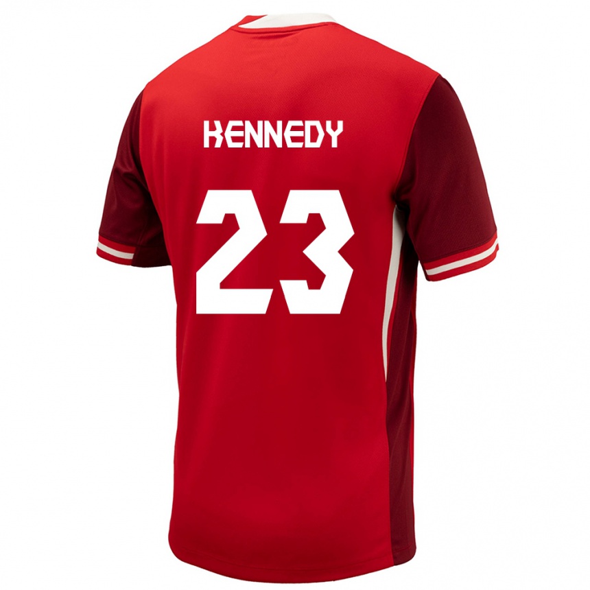 Hombre Fútbol Camiseta Canadá Scott Kennedy #23 Rojo 1ª Equipación 24-26 Argentina