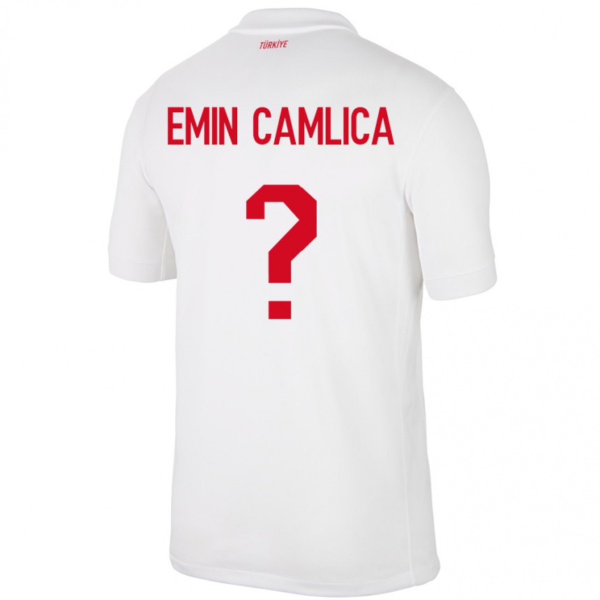 Hombre Fútbol Camiseta Turquía Muhammed Emin Çamlıca #0 Blanco 1ª Equipación 24-26 Argentina