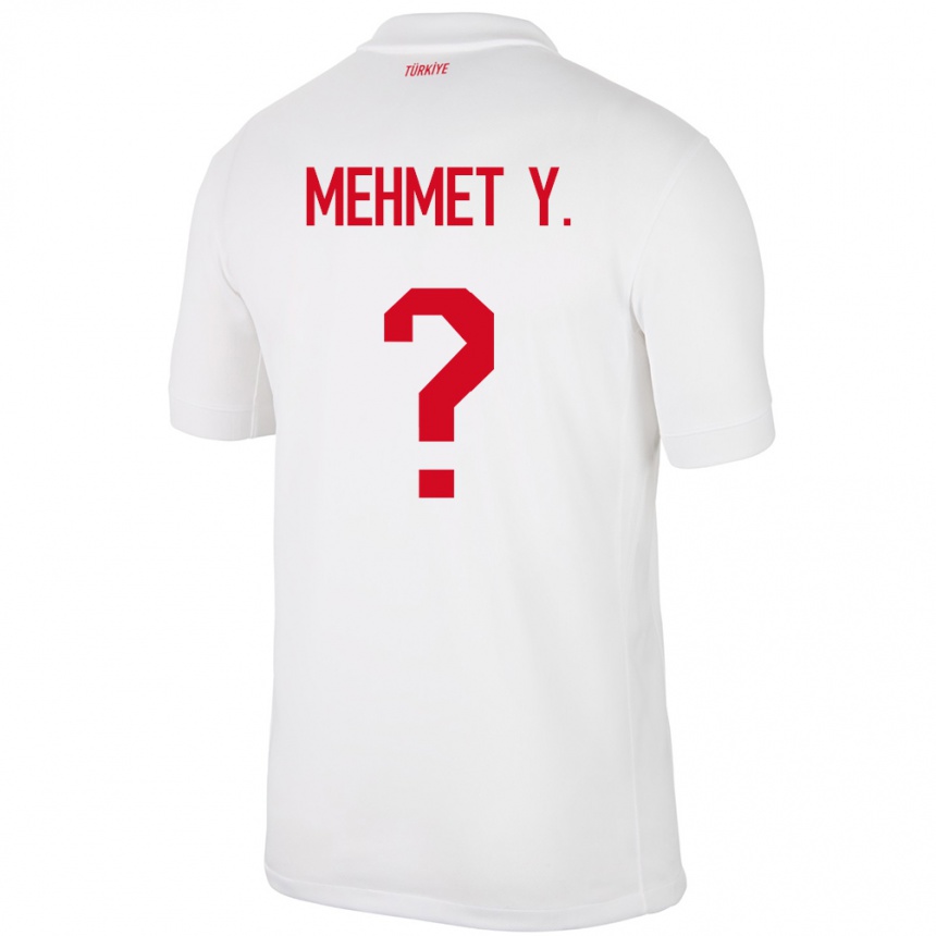 Hombre Fútbol Camiseta Turquía Mehmet Yildirim #0 Blanco 1ª Equipación 24-26 Argentina