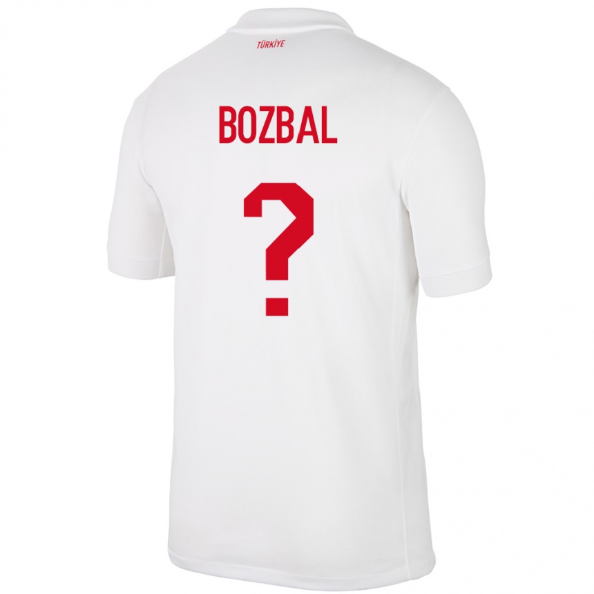 Hombre Fútbol Camiseta Turquía Birsen Bozbal #0 Blanco 1ª Equipación 24-26 Argentina