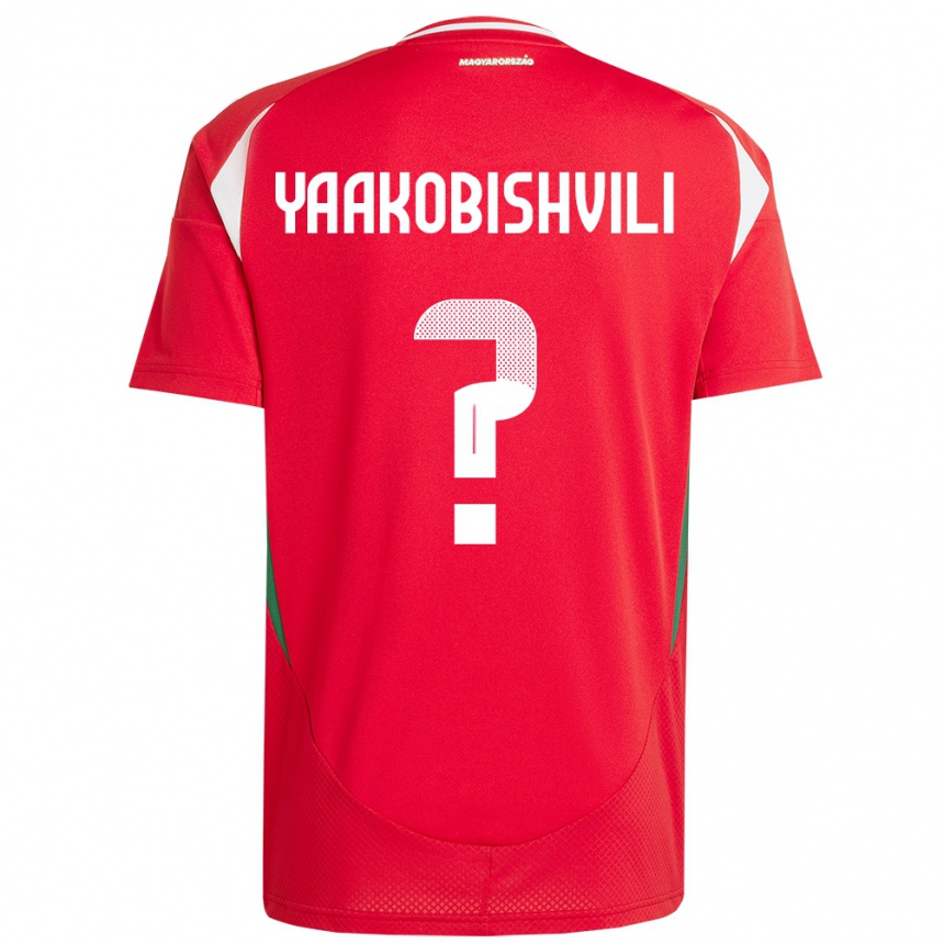 Hombre Fútbol Camiseta Hungría Antal Yaakobishvili #0 Rojo 1ª Equipación 24-26 Argentina