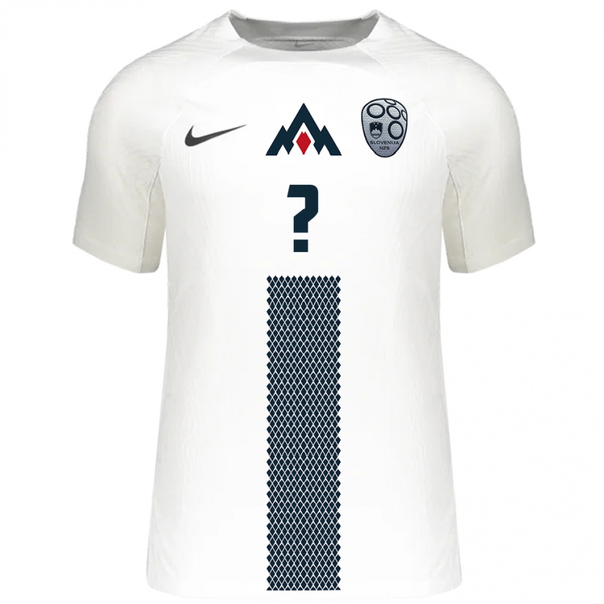 Hombre Fútbol Camiseta Eslovenia Bor Zunec #0 Blanco 1ª Equipación 24-26 Argentina