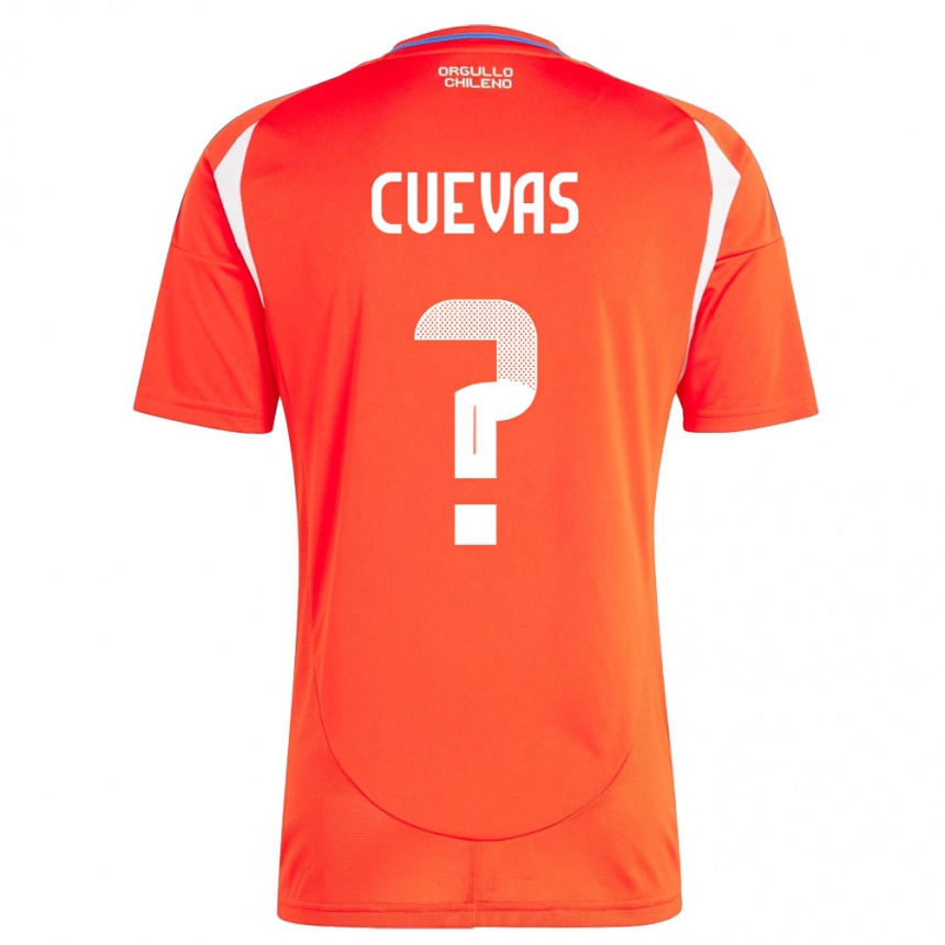 Hombre Fútbol Camiseta Chile Yastin Cuevas #0 Rojo 1ª Equipación 24-26 Argentina