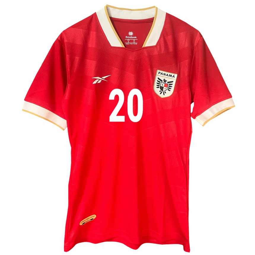 Hombre Fútbol Camiseta Panamá Yulieth Araúz #20 Rojo 1ª Equipación 24-26 Argentina