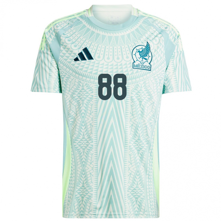 Hombre Fútbol Camiseta México Maricarmen Reyes #88 Lino Verde 2ª Equipación 24-26 Argentina