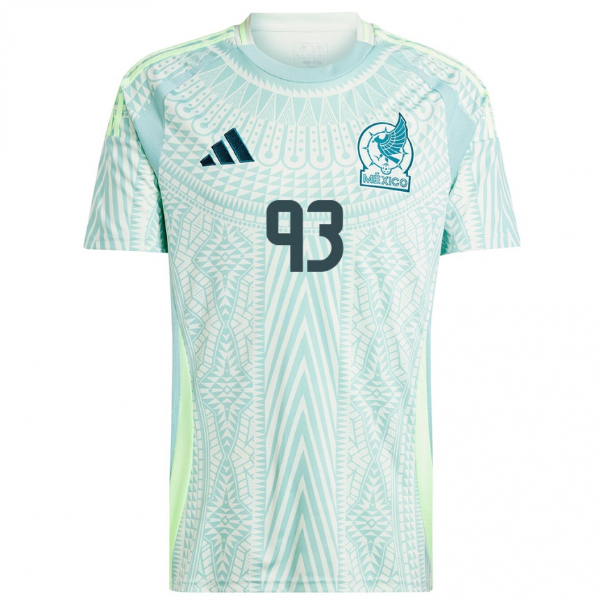 Hombre Fútbol Camiseta México Rebeca Bernal #93 Lino Verde 2ª Equipación 24-26 Argentina