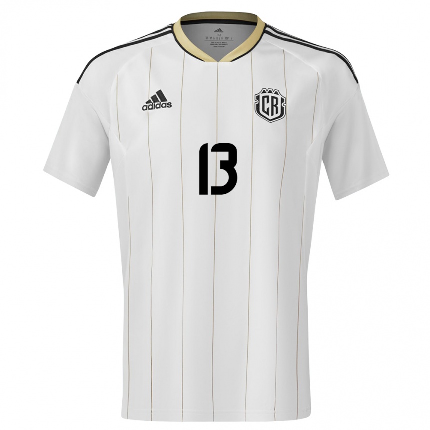 Hombre Fútbol Camiseta Costa Rica Keral Rios #13 Blanco 2ª Equipación 24-26 Argentina