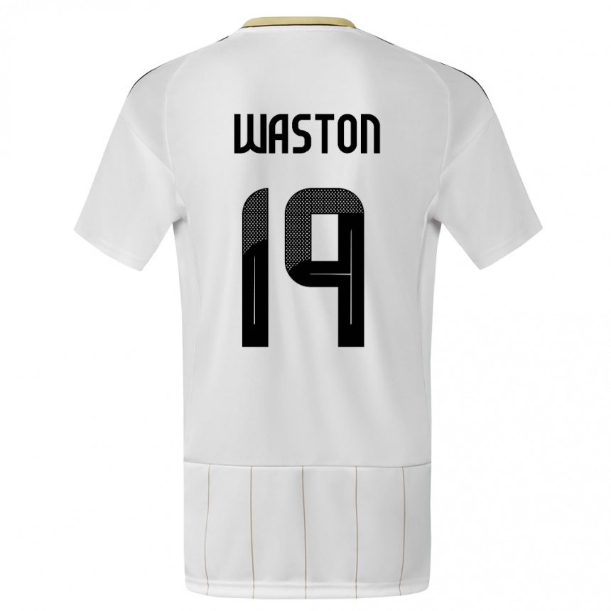 Hombre Fútbol Camiseta Costa Rica Kendall Waston #19 Blanco 2ª Equipación 24-26 Argentina