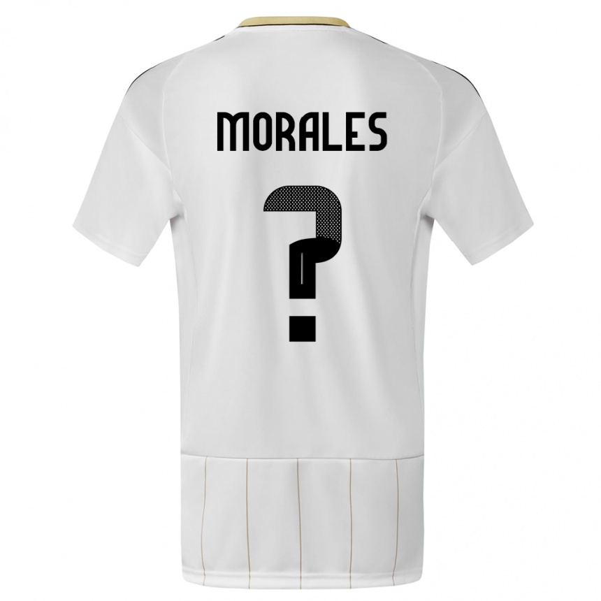 Hombre Fútbol Camiseta Costa Rica Bryan Morales #0 Blanco 2ª Equipación 24-26 Argentina