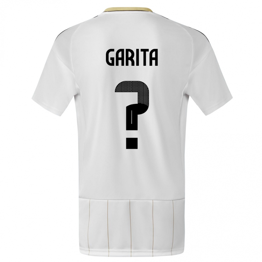 Hombre Fútbol Camiseta Costa Rica Emmanuel Garita #0 Blanco 2ª Equipación 24-26 Argentina