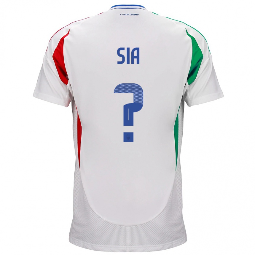 Hombre Fútbol Camiseta Italia Diego Sia #0 Blanco 2ª Equipación 24-26 Argentina