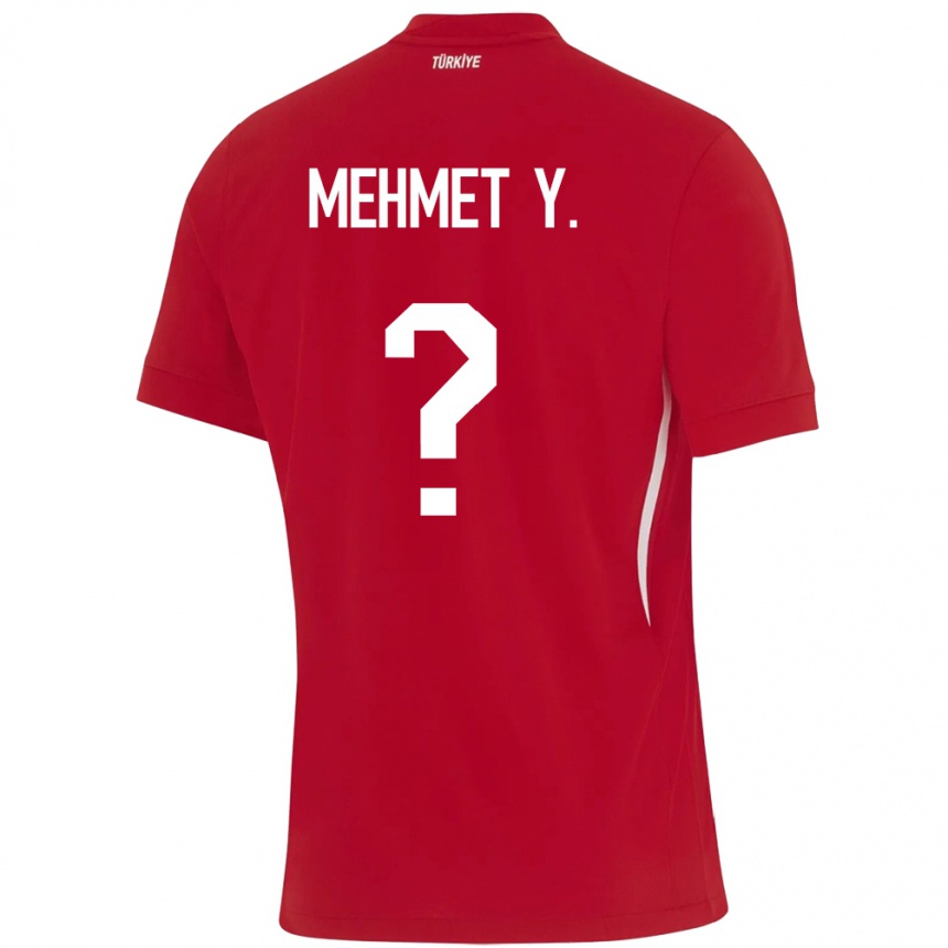 Hombre Fútbol Camiseta Turquía Mehmet Yildirim #0 Rojo 2ª Equipación 24-26 Argentina